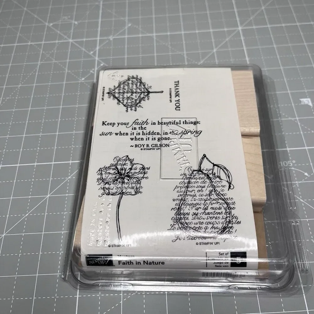 Stampin Up Faith in Nature Stamp Set New